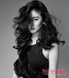 明星卷发发型图片,卷发发型潮流解析